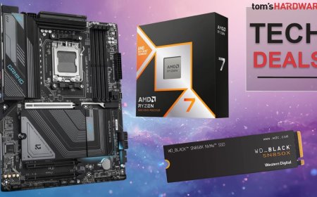 Save $190 when you bundle AMD's new 9850X3D CPU, Gigabyte X870 motherboard, and fast 1TB SN850X SSD for $839 — Newegg's new SSD bundles get you an SSD priced at $319 for just $129