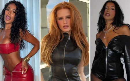 Sexy Stars Leathered Up ... Leather Weather Has Never Looked Better!