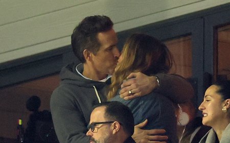 Blake Lively and Ryan Reynolds Snapped Making Out During Soccer Game