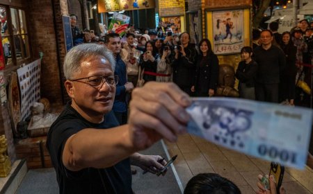 Jensen Huang set to receive $4 million bonus from Nvidia, 0.002% of his $164 billion net worth — a small incentive for one of the richest people on earth