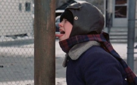 Don't lick that cold metal pole in winter—if you do, don't panic