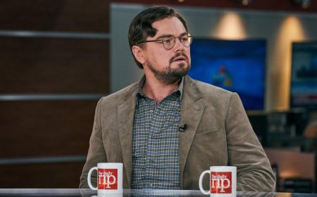 Before 'One Battle After Another,' Leonardo DiCaprio Was a Delightful Mess in This Netflix Satire