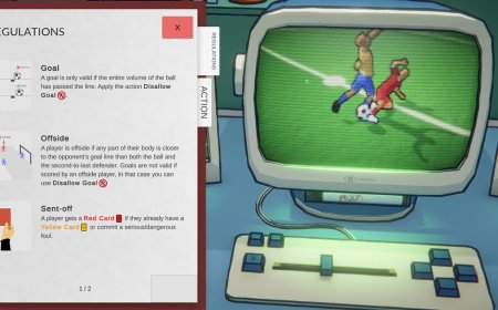 Eye of the Match is Papers, Please, Severance, and Pro Evolution Soccer 2 mixed up into an enticing concotion