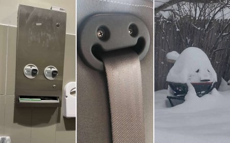 I See Faces Everywhere: 30 Public Objects Having a Total Meltdown