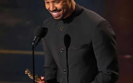 Michael B. Jordan & Jesse Plemons Share Sweet Moment After Oscar Win
