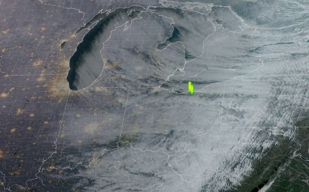 A large meteor is visible from much of Ohio and parts of neighboring states