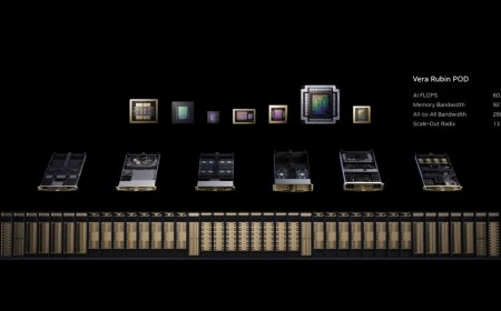 Examining Nvidia's 60 exaflop Vera Rubin POD — how seven chips underpin company's 40 rack AI factory supercomputer