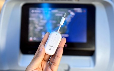 This viral wireless dongle lets you share your audio on a flight - how it works