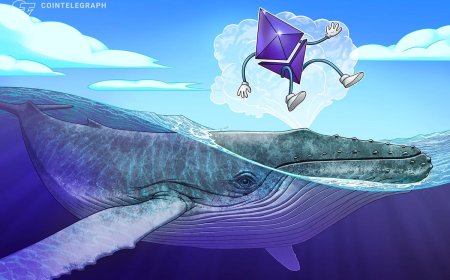 Early Ethereum whale rebuilds stack with $19.5M in ETH buys