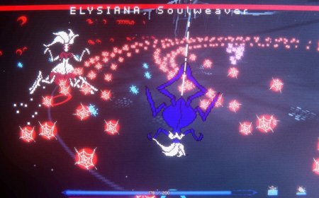 God is dead and I am a bullet hell boss of my own making in the physics-based dicerolling roguelike DeeSicks