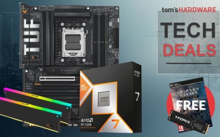 Get the 9800X3D CPU, Asus TUF gaming X870, and 32GB of DDR5 RAM, plus a free 512GB Gen 4 SSD and Crimson Desert, all for $959.99 — Newegg's combo bundles strike again