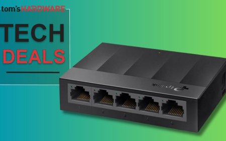 Grab this $8.98 TP-Link gigabit Ethernet switch for lag-free 4K streaming and gaming — save nearly 50% on silent unmanaged 5-port hub to instantly expand your LAN