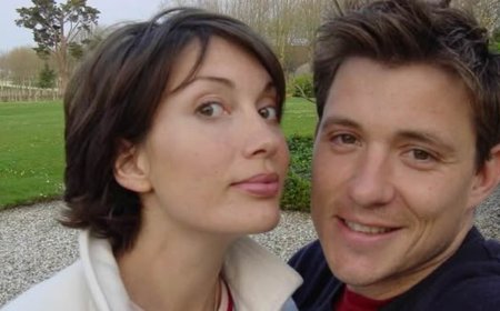 This Morning's Ben Shephard poses with his rarely-seen 'very patient' wife Annie as they celebrate 22 years of marriage