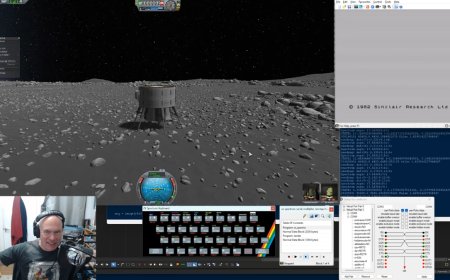 Enthusiast ‘lands’ on the moon using hardware from the 1980s — ZX Spectrum home computer with 3.5 MHz CPU and 48KB of memory power Kerbal space flight