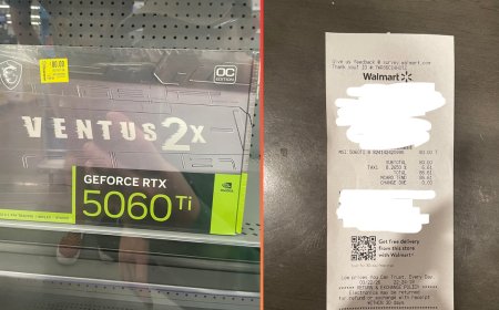 Lucky PC builder scores brand new RTX 5060 Ti worth $420 for just $80 at Walmart — clearance sale find saves buyer hundreds upgrading from a GTX 1060
