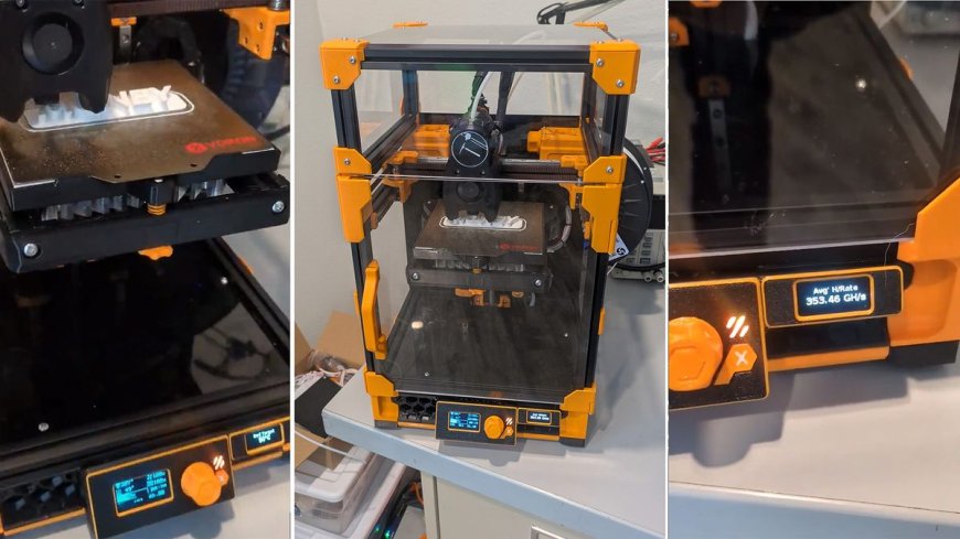 3D printer that can mine Bitcoin uses excess heat for temperature control — throttled ASICs use printing bed as a heatsink