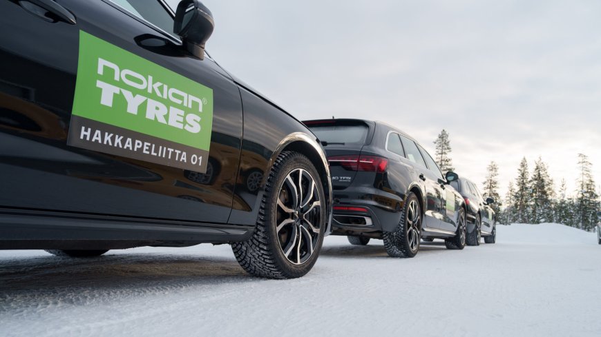 These new winter tires have studs that retract as it warms up