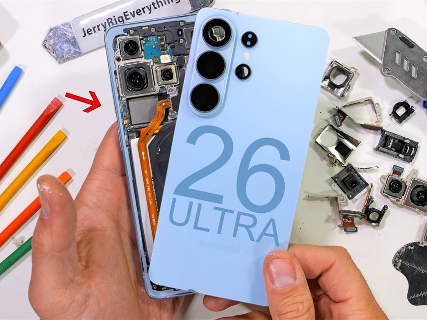 This YouTuber tore down a Galaxy S26 Ultra to see how Samsung improved the camera
