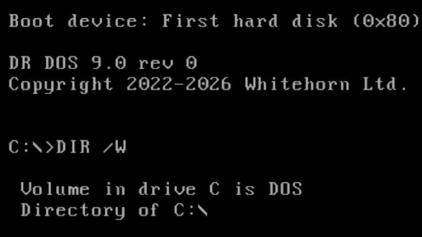 ‘Clean-room reimplementation’ of DR-DOS hits early beta, modernizing the operating system 38 years after its debut — runs Doom, Warcraft, SimCity, and other period-appropriate titles