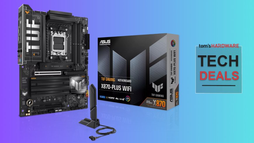 Save over $100 on this feature-rich Asus AM5 motherboard with Wi-Fi 7, USB4 & DDR5-8000 support — TUF Gaming X870-Plus is on sale for just $170