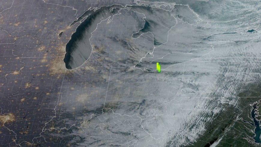 A large meteor is visible from much of Ohio and parts of neighboring states
