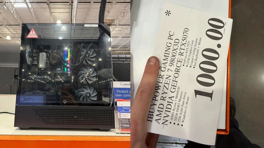 Lucky shopper snags gaming PC for just $1,000 — iBuyPower prebuilt running on 9800X3D and RTX 5070 discounted by $900