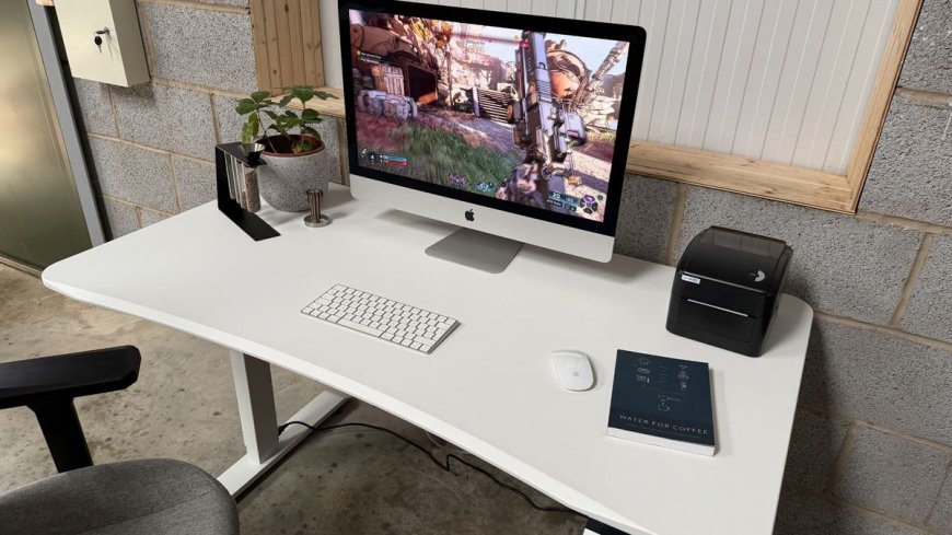 AndaSeat's first standing desk just needs a touch more refinement in the cable management and desktop department