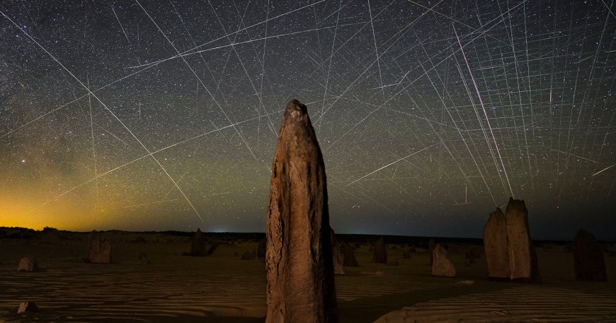 As SpaceX Launches its 10,000th Satellite, A Photographer Captures the Impact on the Night Sky