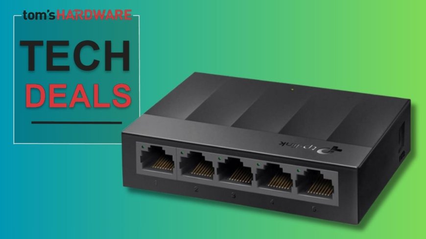 Grab this $8.98 TP-Link gigabit Ethernet switch for lag-free 4K streaming and gaming — save nearly 50% on silent unmanaged 5-port hub to instantly expand your LAN