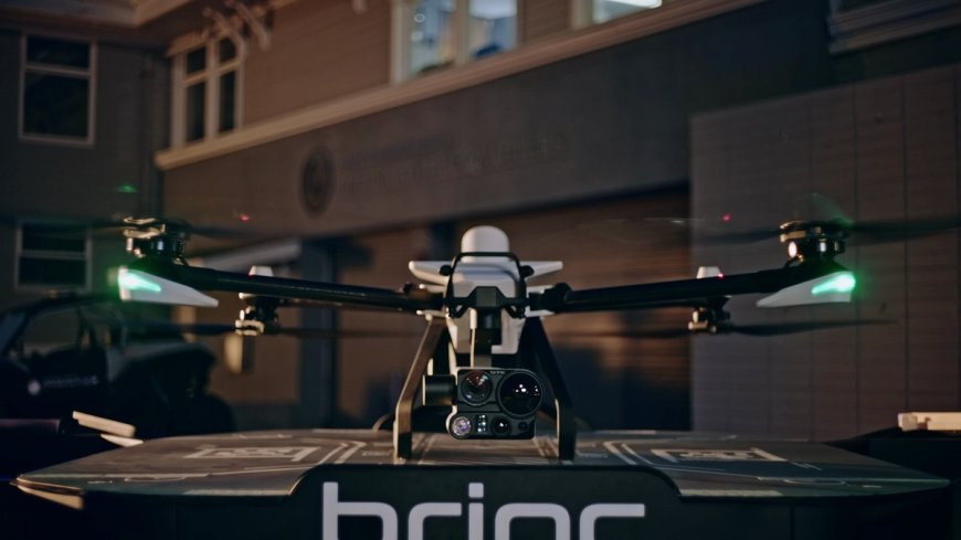 Startup builds first responder drone connected via Starlink that enables eight mile range — UAV can fly for over an hour, swap batteries automatically, and carry various payloads