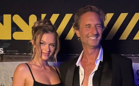 Inside the 31st anniversary of Merivale: Justin Hemmes' glamorous girlfriend steals the show in a racy dress as she celebrates his milestone at wild bash - after THAT sex scene controversy