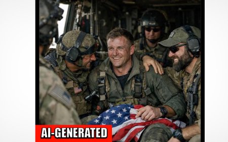 Governor of Texas Shares Fake AI Photo of Rescued American Soldier