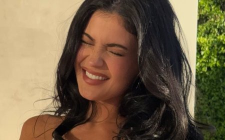 Kylie Jenner flaunts her jaw-dropping figure in a barely-there white bikini as she posts another sizzling thirst trap during Easter with her family