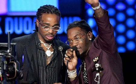 Offset's former band member Quavo reacts to the rapper being shot - while fellow musician Lil Tjay releases statement denying 'baseless rumours' of involvement in Florida incident