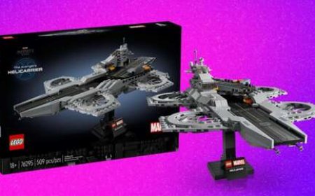 This Hard-To-Find Lego Marvel Helicarrier Set Is Discounted Right Now