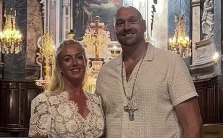 Tyson Fury emotionally reveals he 'knew' wife Paris had secretly suffered a miscarriage when she didn't attend his fight with Usyk but 'didn't want to believe it'