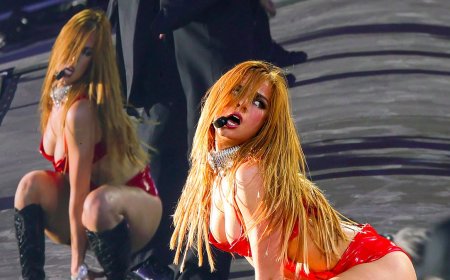 Addison Rae sizzles in cleavage-baring look as celebrities flood Coachella for the final day of weekend one