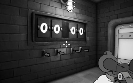 How to open the door with four numbers during 'Shrewd Shrews' in Mouse: P.I. For Hire