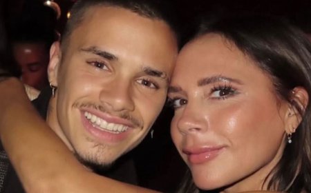 Romeo Beckham leads birthday tributes to mum Victoria as Posh Spice celebrates her 52nd birthday as son Cruz's girlfriend Jackie Apostel says how 'lucky' they are 'to be surrounded by her kindness'