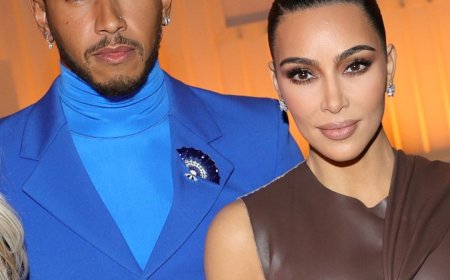 Kim Kardashian & Lewis Hamilton's PDA Photo Will Get Your Heart Racing