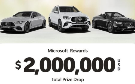 Microsoft offers $2 million sweepstake for Edge users, but no one noticed for a month — $1 million cash, Mercedes-Benz cars among prizes in desperate push for users