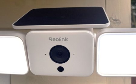 The Reolink Solar Floodlight Cam floods your property with dazzling light to deter would-be burglars