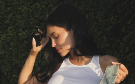 Kylie Jenner stuns in sexy double denim look as she leads celebrities on final day of Coachella