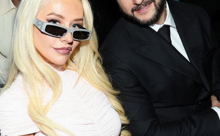Christina Aguilera Debuts Micro Bangs During Matthew Rutler Date Night