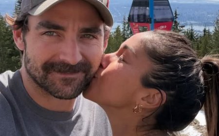 Home and Away star Sarah Roberts cosies up to new boyfriend Jake Lesu - following split from husband James Stewart