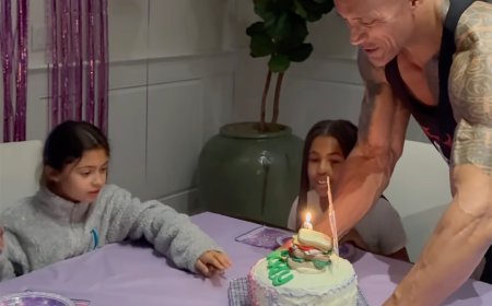 Dwayne Johnson Throws KATSEYE Party for Daughter Tiana's 8th Birthday