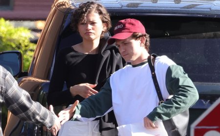 Zendaya and Tom Holland act like a married couple during fast food stop as she flashes ring amid wedding rumors