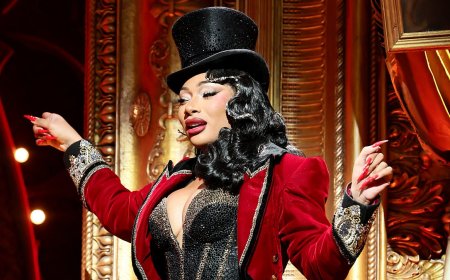 Megan Thee Stallion wipes away tears as she takes bow on Broadway after split from 'cheating' Klay Thompson