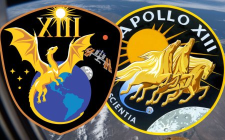 With new patch design, the Crew-13 astronauts clearly aren't superstitious