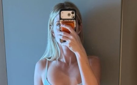 Millie Mackintosh slips into a white bikini as she enjoys a gifted girls' trip to Spain to 'put myself back together' after split from Hugo Taylor